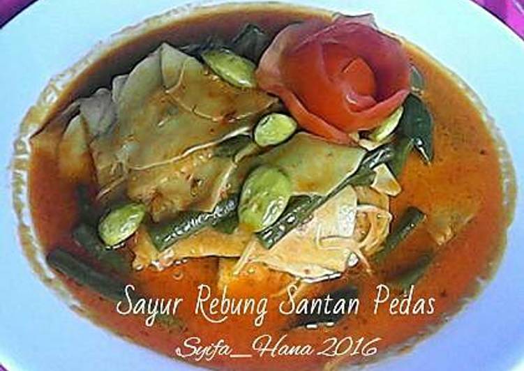 resep masakan Sayur Rebung Santan Pedas