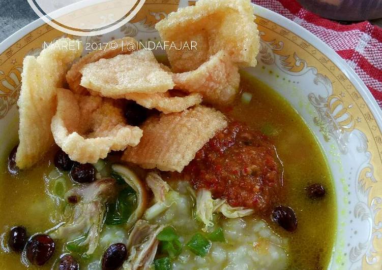 gambar untuk cara membuat Bubur Ayam Kuah Kuning