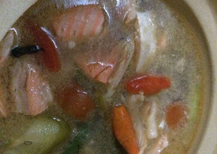 Resep Sop Pala Salmon Dari Kiki Atina