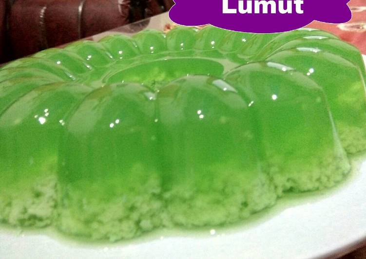 resep makanan Agar Pandan Lumut?? Murmer