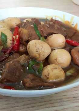 Semur Daging dan Telur Puyuh