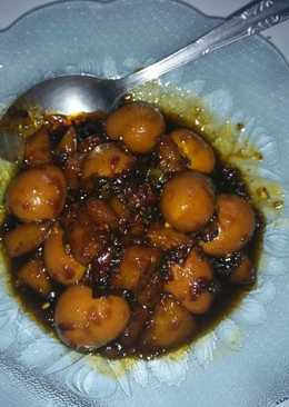 Telor puyuh pedas maniss