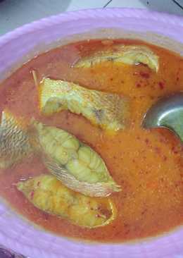 Gulai ikan kakap merah