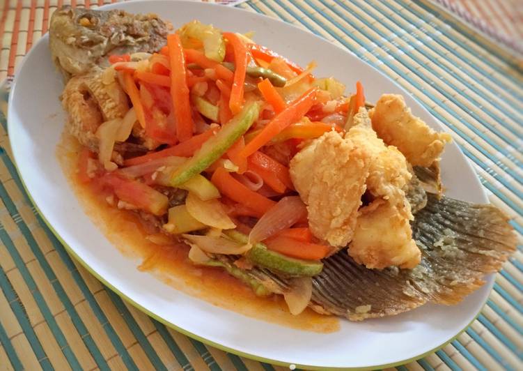 Resep Gurame Asam Manis oleh Ashalinaqueen - Cookpad