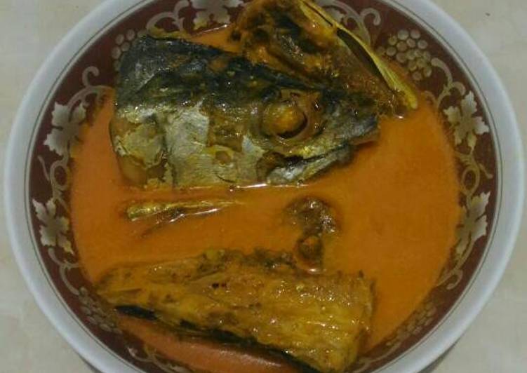 gambar untuk resep makanan Kari kepala ikan simple, sedikit bumbu, rasa uenakk