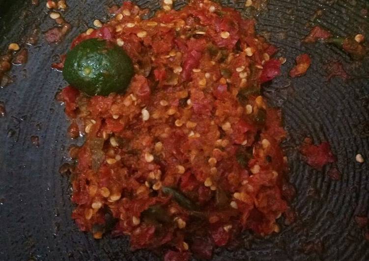 gambar untuk resep Sambal Terasi Khas Betawi