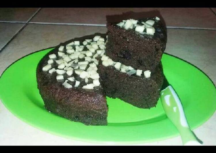 resep lengkap untuk Brownies Sederhana Magic Com & No Mixer (Dapur Anak Kos)