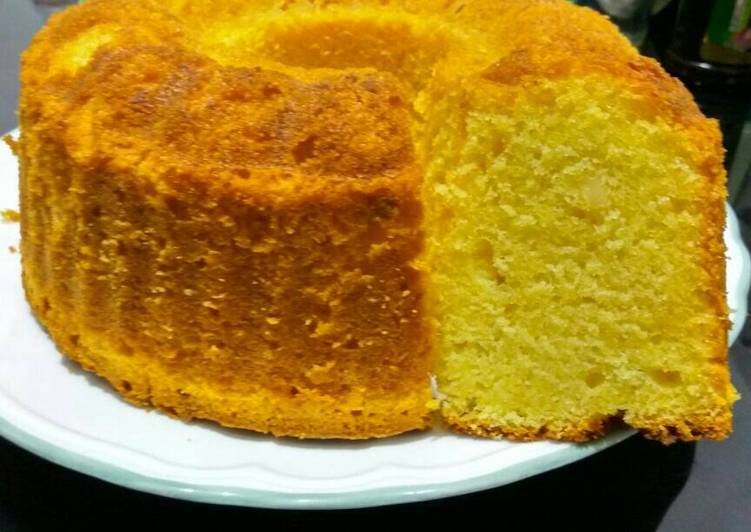 resep Cake (bolu) tape keju