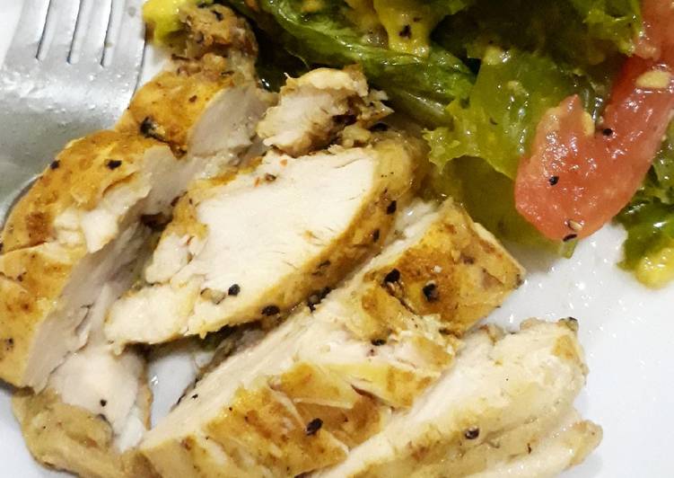  Resep  Fillet Dada Ayam  Panggang  Bumbu Kari Menu Diet  Oleh