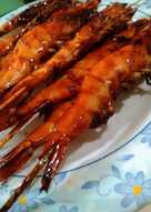 Udang bakar teflon