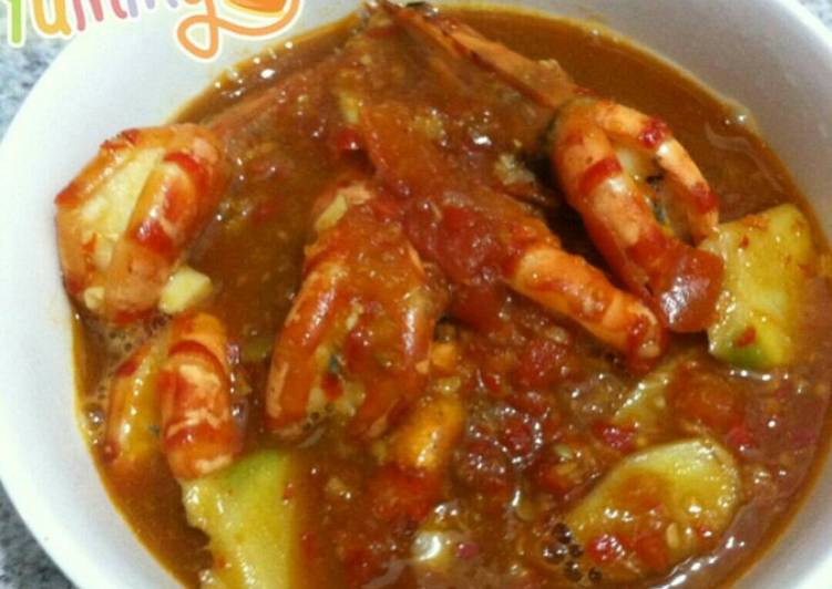 Resep Udang saus padang anti gatot oleh Destiny Chen - Cookpad