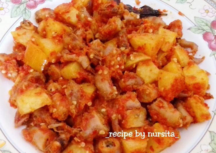 resep Sambal Balado Kentang & Cumi