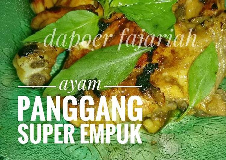 bahan dan cara membuat Ayam panggang teflon super empuk