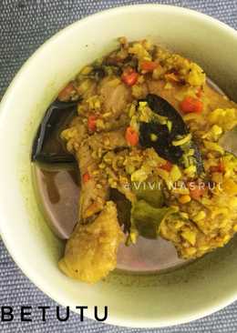 Ayam betutu bumbu cincang