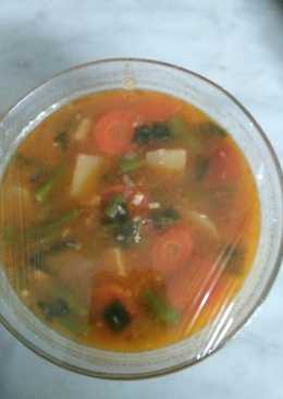 Sayur sop ayam... Seger