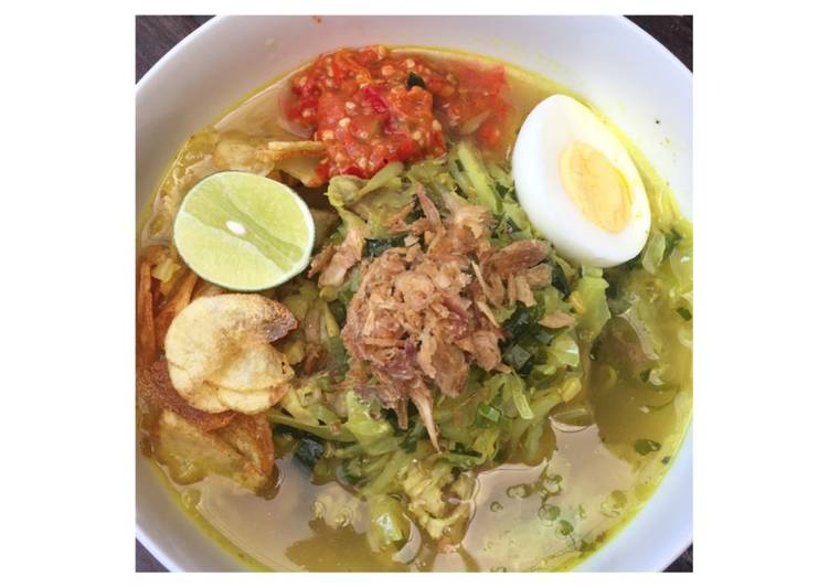 cara membuat Soto Ayam