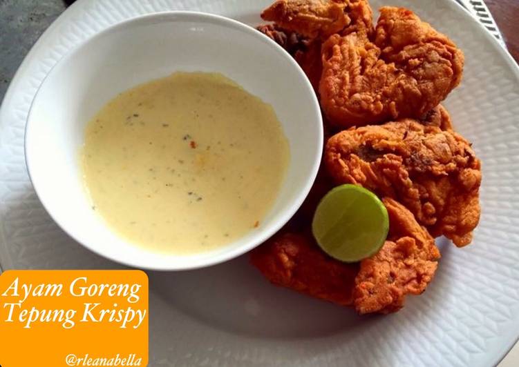 resep makanan Ayam Goreng Tepung Krispy Kolonel