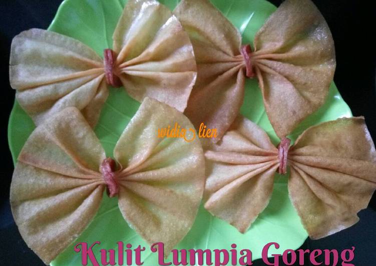 resep masakan Kulit lumpia goreng