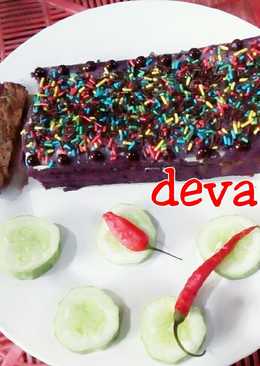 Brownies Blueberry Chocolate Kukus Deva