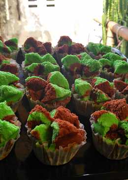 Bolu Kukus Pandan Coklat #BikinRamadanberkesan