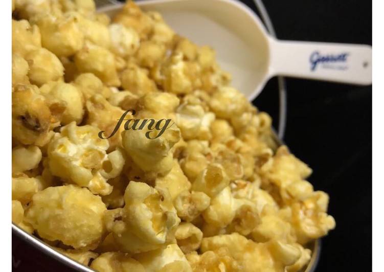 Resep Caramel Popcorn ala Garrett - Fang