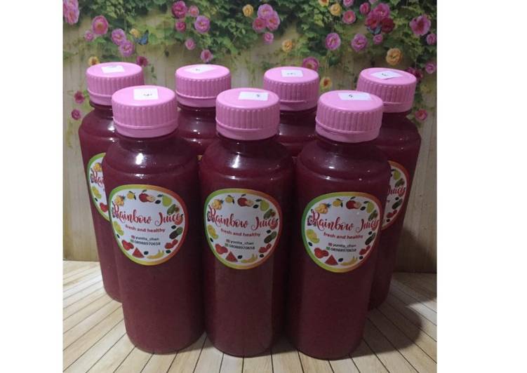 resep makanan Diet Juice Beetroot Carrot Celery Potato Red Radish Guava