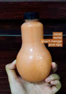 Jus Tomat-Wortel-Yoghurt