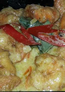 Milky butter prawn yummy