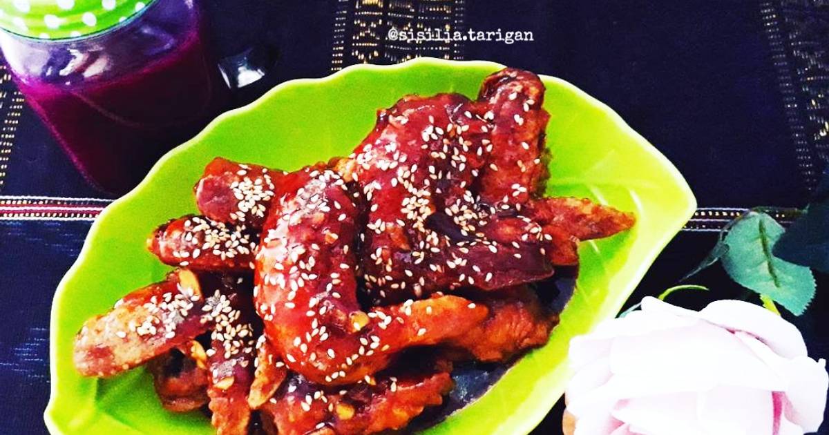 220 resep fire chicken wings ala richeese enak dan 