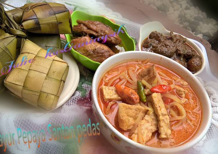  Resep  Sayur  Pepaya Santan  Pedas  oleh Julie Kustianingsih 