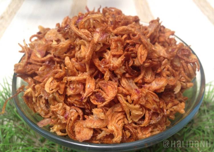 gambar untuk cara membuat Bawang Goreng Kriuk