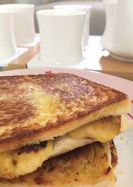 Roti Pisang Bakar Rasa Cokelat Kacang