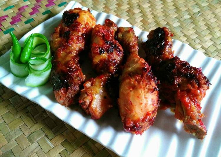 gambar untuk cara membuat Ayam Bakar Pedas Teplon