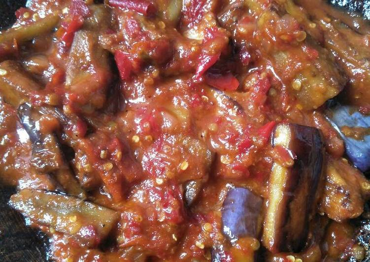 resep makanan Balado terong setan