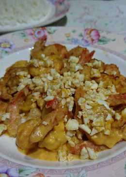 Salted Egg Prawn simple