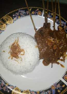 Sate ayam teflon