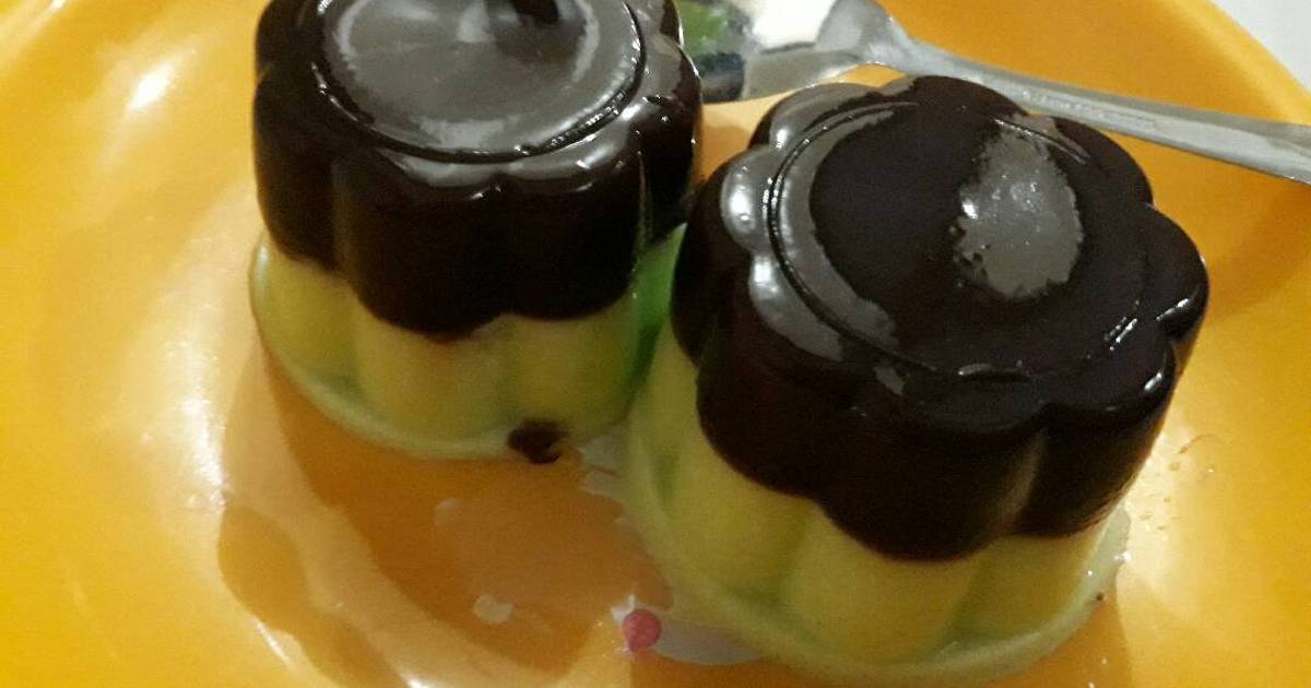  Puding  lapis coklat 183 resep  Cookpad