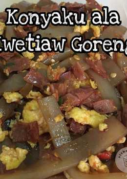 Konyaku ala kwetiaw goreng #keto