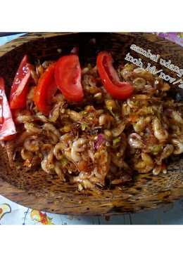 Sambal udang (urang kali)