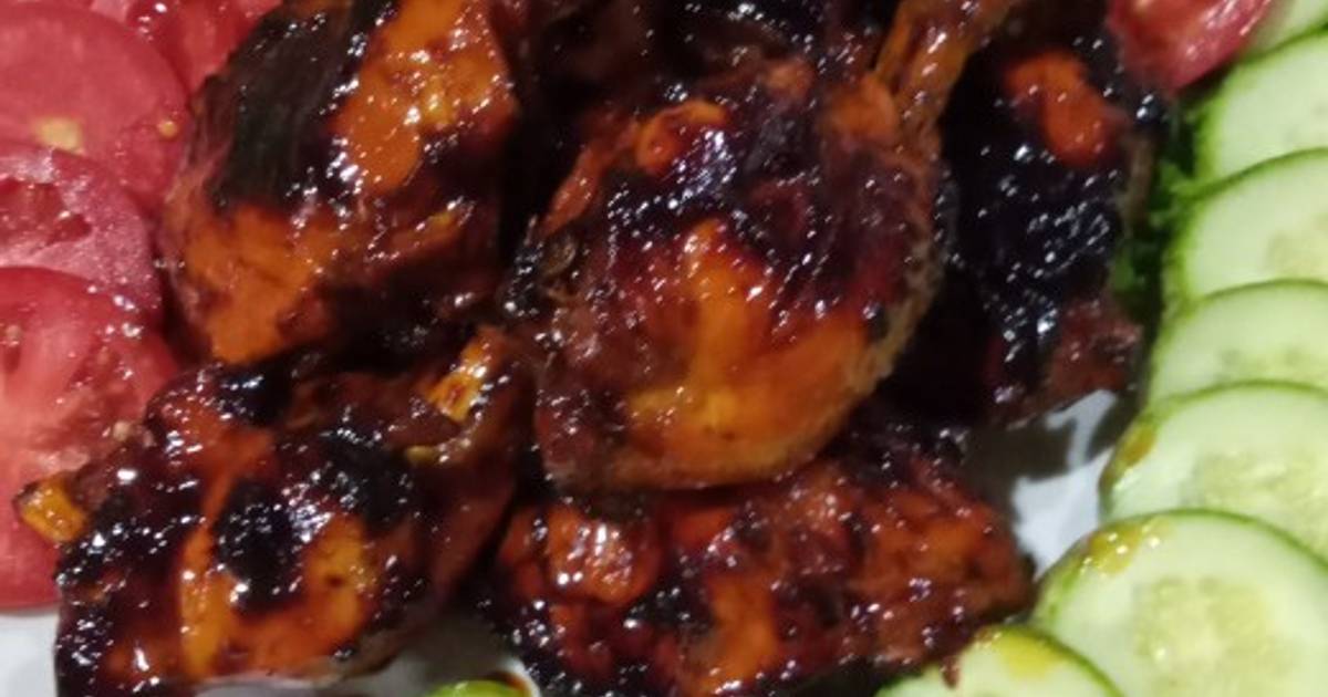 515 resep  ayam  bakar madu  enak dan sederhana Cookpad