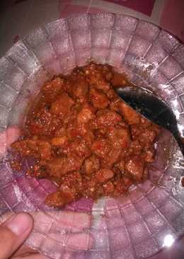 Daging dan babat gongso