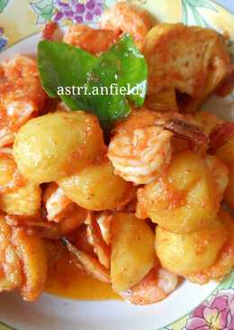 Sambel Goreng Tahu Kentang Udang