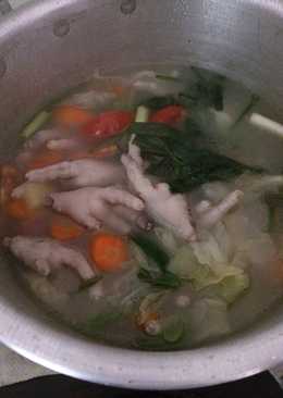 Sop ceker ayam