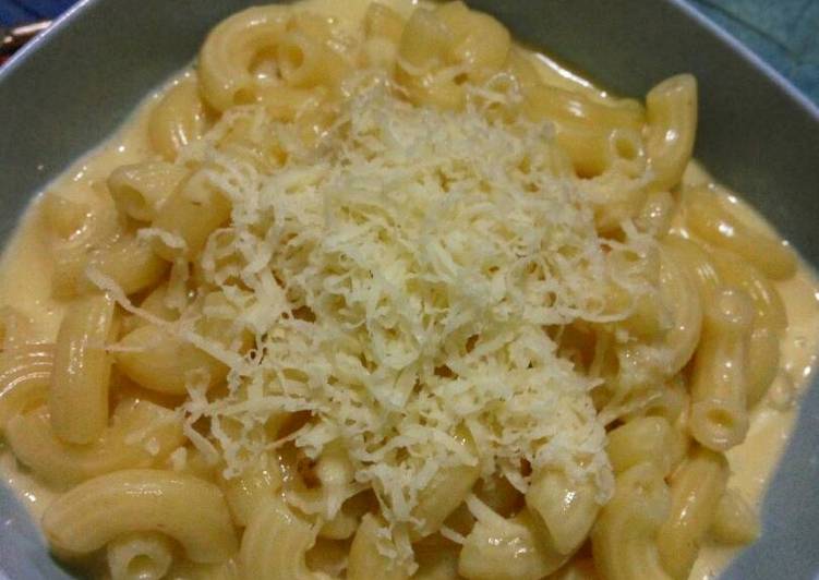 cara membuat Mac n cheese (makaroni keju) homemade