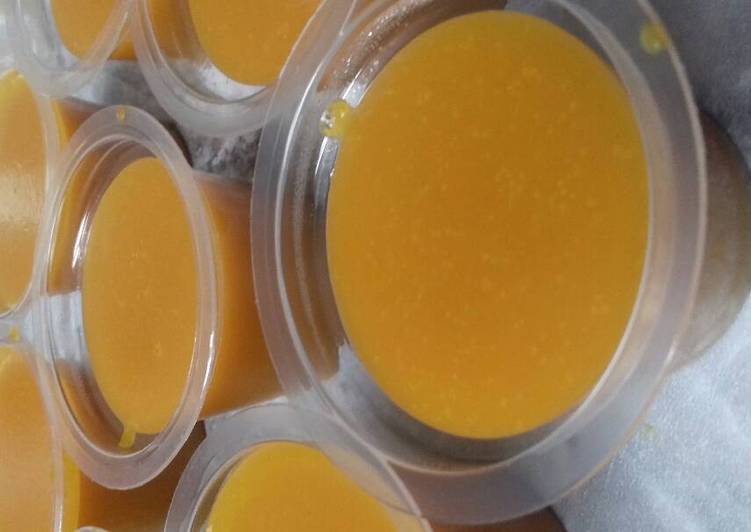 gambar untuk cara membuat Agar-agar labu kuning