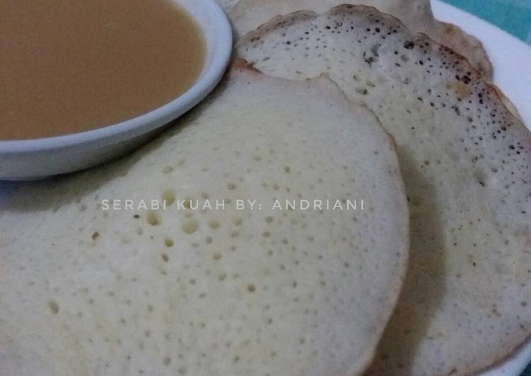 Serabi kuah tepung beras recipe main photo
