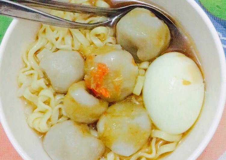 gambar untuk resep makanan Cilok kuah