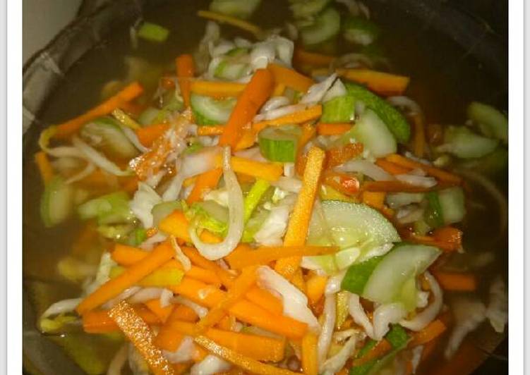 resep Asinan sayur ala momz Kenzi