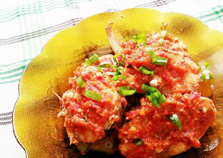 resep makanan Tongkol Kukus Bumbu Sambal Tomat