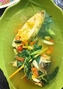 Gurame bumbu kuning (tanpa minyak)